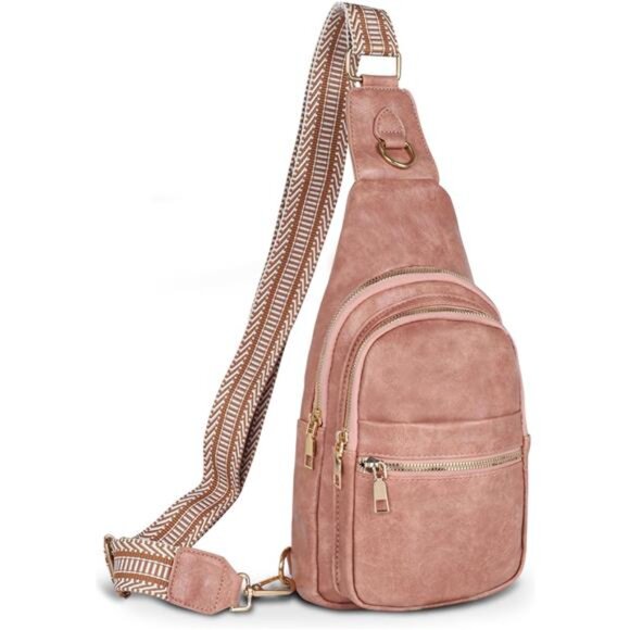 Handbags - Sling Bag for Women Crossbody, Leather Cross Body Fanny Packs for Women,